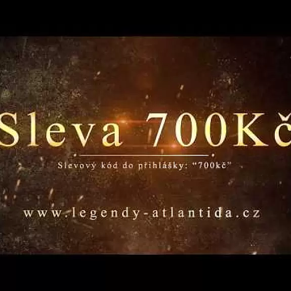 Sleva 700Kč! Na tábor Legendy Ztracené ATLANTIDY